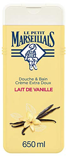 Le Petit Marseillais Shower and Bath Cream Extra-Gentle Vanilla Milk 650ml