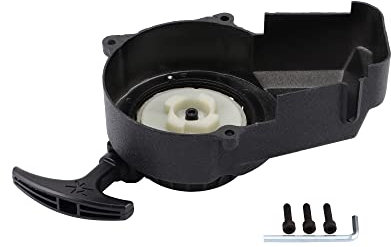 WOOSTAR Arrancador de Retroceso Reemplazo para 47cc 49cc 2 Tiempos Pit Bike ATV Quad Scooter Ciclomotor Negro