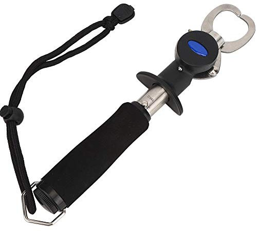 RiToEasysports 3 in 1 Fish Lip Grabber, Fischhalter mit Waage & Maßband Andere Angelgeräte Und Zubehör