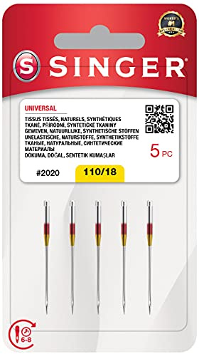 VSM Singer 5 agujas para máquina de coser 2020 (110/18) - Universal …