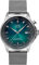 UMF RUHLA Autokinetic Herrenuhr Ziffernblatt Türkis Milanaiseband 1064M-3- Made in Germany