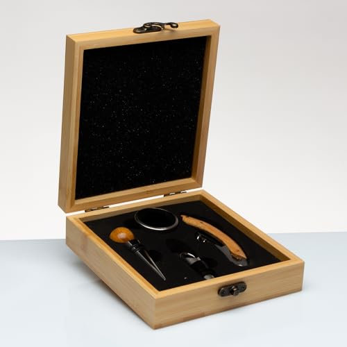 Doni Bomboniere Matrimonio Box con Attrezzi Vino Solidali Idea Regalo Anniversario Partecipazioni Utili Idee Originali Economiche Eleganti Nozze Complete Particolari Amanti del 1 Cavatappi Versatore