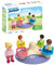 Playmobil 71701 Junior : Enfants et Tourniquet - Comprenant des sièges tournants - Jouet fabriqué à partir de matière d'origine végétale - Dès 12 Mois