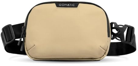 Gomatic Access Sling | Schultertasche | Schlanke & leichte Umhängetasche | RFID-sichere Tasche | Gürteltasche Crossbody-Bag | Bauchtasche | wasserdichte Tasche für jeden Tag - Sand