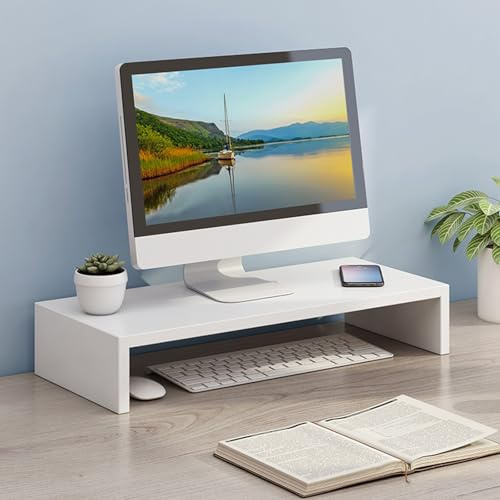 Onxyrbyte Supporto Monitor in Legno - Rialzo Ergonomico da Scrivania per PC Portatile, per Casa o Ufficio