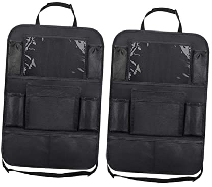 SOLUSTRE 2stücke Aufbewahrungstasche Für Autositzlehne Auto-rücksitztasche Aus Organizer Für Rücksitz Mit Vielen Taschen Zur Aufbewahrung Von Dingen Oder Spielzeug Hält Auto Sauber Und Orde