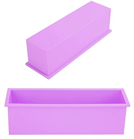 1200 Ml Rechteck Silikon Seifenform DIY Form Making -Box -Werkzeug für Seifenkuchenherstellung Seife Herstellung Vorräte DIY Pudding Kuchen Schokoladen -Maisbrot Bis Keks Jel