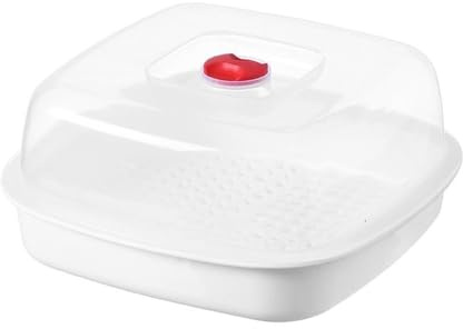 Denxahao Mikrowellen Teller mit Deckel Mikrowellengeschirr Mealprepboxen mikrowellengeeignet mit Belüftung Mikrowellenteller Frischhaltedosen BPA-Frei zum Erhitzen Einfrieren (B)