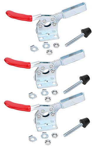 3 pcs à bascule Clip à libération rapide verticale 60 ° manuel de serrage des pièces de travail du bois
