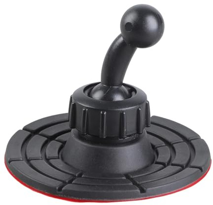 RETUOLWAG Soporte universal de rótula para teléfono de 17 mm con adaptador de cabeza de base adhesiva, adaptador de montaje de brazo de montaje