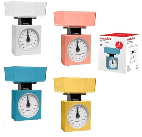1 Pezzo Bilancia da Cucina Meccanica Snack Pop 3 kg 4 Colori
