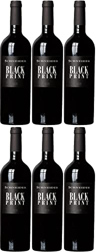 Markus Schneider Black Print Cabernet Sauvignon Rotwein Wein trocken Pfalz Inkl. FeinWert E-Book (6 x 0,75l)