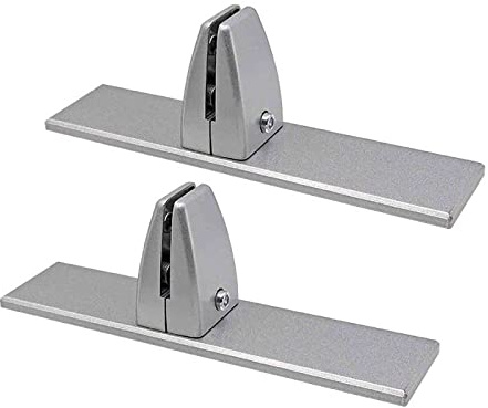 2 Stück Büro Schreibtischtrennwand Clip, Tischfuß für Plexiglass, Klemmhalter für Schutzwand, für Spuckschutz, Fuß für Spuckschutz, Plexiglashalter, Max Schirm-Dicke: 5-25mm