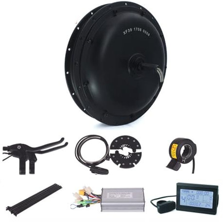 RIDAEX Mountainbike-Modifikation Elektrosatz 500W-1500W Multifunktionsdisplay, elektrische Fahrradmodifikation,48V500WLCD5