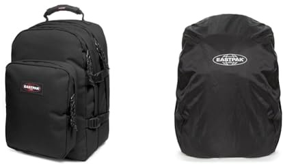 EASTPAK PROVIDER Rucksack, 111 cm, 107 L, Schwarz & Cory Backpack Rain Cover, 44 cm, Schwarz