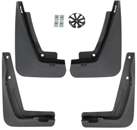 SKINII Auto Spritzschutz 4X Kotflügel Für E46 3er 1998 1999 2000 2001 2002 2003 2004 Auto-Schmutzfänger Spritzschutz Radschutz Kotflügelverbreiterung Zubehör KotflüGel