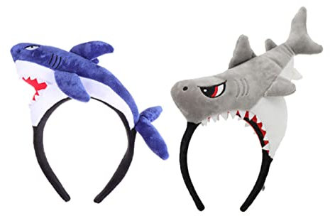 Healvian 2stücke Cartoon Tier Stirnbänder Für Erwachsene Und Und Krokodil Lustige Kostüm-accessoires Für Partys Halloween Karneval Und Geburtstagsfeiern