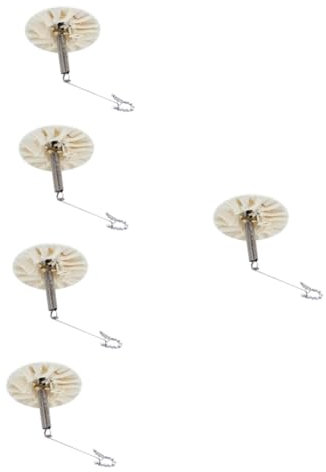 NUOBESTY 5 Pièces Filtre à Pot De Siphon Filtre à Café Tissu Filtrant Pour Cafetière Filtres à Café Réutilisables Passoire à Café En Tissu Outil De Cafetière Café Filtre Siphon à Café Métal