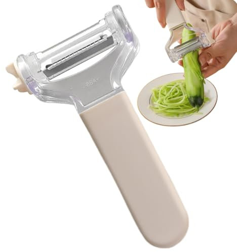 Sbucciatore Per Carote - Sbucciatore per Frutta Girevole Manuale | Utensili da Cucina per Sbucciare Verdura Zucchine Pomodori Pere Carote a Mano per Preparazione Pasti e Cucina Quotidiana