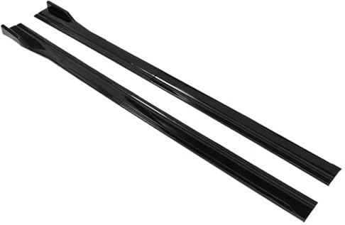 Lot 8 Extensions Jupes Latérales 2,2 M, Séparateur Lèvre De Bas De Caisse Pour BMW Série 1, 2, 3, 4 Et 5 E46, E90, F10, F20, F21, F30, G20, G30 Jupe Latérale Lèvres(Glossy Black)