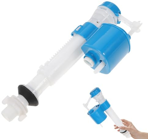 AUTSUPPL Vanne à Flotteur WC ABS Silencieuse et Kit de Remplacement Facile à Installer pour Réservoirs Standard de Cuvettes Accessoire Salle de Bain Compatible