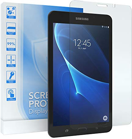 EAZY CASE - Displayschutzfolie kompatibel mit Samsung Galaxy Tab A 2016 7.0 Displayschutz Glas 7 Zoll Glasfolie 9H Härte 0,3mm dünne Tabletschutzfolie Tablet Schutzglas Folie Transparent Ultra Klar