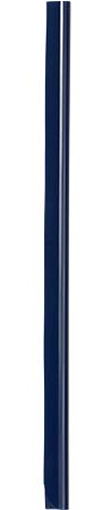 PREMIUM Klemmschienen für A4 Papier (Blau, 6 mm, 50 Blatt)