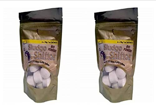 Pond H2o Sludge Muck Shifter 27,240 Liter (6000 Gallons) Pond Water Treatment, Value 2 Pack | Clear Water with Natural Ingredients & Safe for Pond Fish and Plants