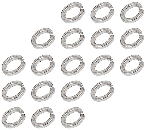 METALLIXITY 100Pcs Rondelle Fendue (M4) Rondelle Élastique