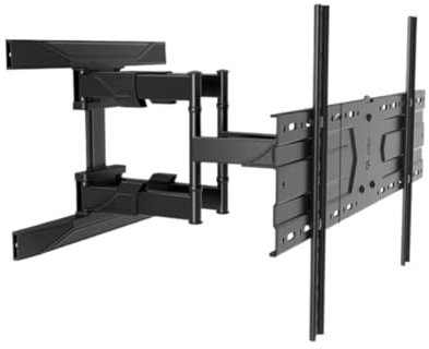 Universal TV Stand, Wall Mount TV Bracket For 40-70 Inch TVs, Adjustable Height Telescoping Tilt And Swivel TV Stand Holds Up To 110Lbs TV Base Stand