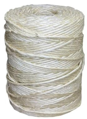 LAPOOH Cuerda 100% sisal 3 mm 200 m, Rollo Mimbre, Cuerda Manualidades, Cuerda Decorativa, para Tejer Crochet, Bobinas De Hilo, Cesta De Cuerda - SPU:155004