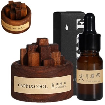 Diffuseur en bois de noyer noir | Diffuseur en bois sans eau | Diffuseur d'intérieur pour la maison, la salle de bain, le bureau, le spa