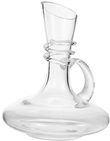MAGICLULU Glass Wine Decanter Stopper Crystal Decanter for Brandy Fast Pourer for Red Wine