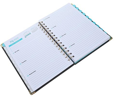 STOBOK Tagesplaner-notizbuch Akademisch Mit Spiralen Für Studenten Büro Planer-organizer Multifunktionaler Schreibbuch Zeitplan Planer Monats Wochen