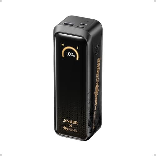 Anker Prime Power Bank Black Myth: Wukong Edition, 20,100mAh 3-Port 220W Portable Charger, Two-Way Power, Hand-Luggage Approved, For iPhone 17/16/15 Series, and More, Base Not Included