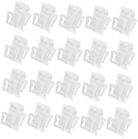 Luxshiny 50 Pièces Filtres à Café Jetables Sachets Pour Cafetière à Piston Filtres Individuels Pour Résidus De Café Usage Pratique Et Rapide