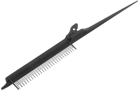 SMASOLO Pettine da Salone per Evidenziare Chioma Professionale Coda Appuntita, Pettine per Parrucchiere a Denti Fini, Resistente per Tintura e Styling a Casa o Salone