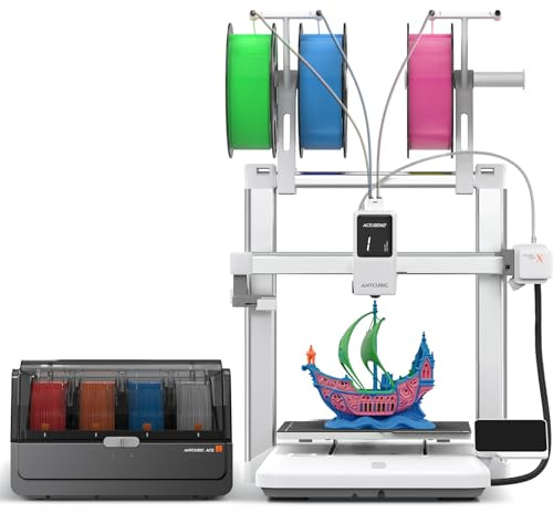 ANYCUBIC Kobra X Combo Impresora 3D Multicolor Alta Velocidad 600 mm/s