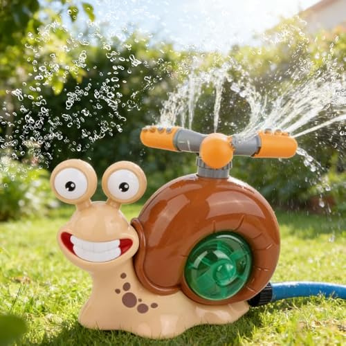 Wasserspielzeug Kinder Outdoor, Schnecken Wassersprinkler Wasserspritz Wasserspiel Garten Sprinkler Rasensprenger Für Wasserblume, Außenbereich, Rasen, Gartenspielzeug, Pool-Party
