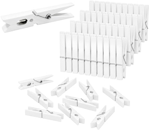 40 Mollette Per Bucato Grandi Qualità TOP Robuste Resistenti Antiruggine Antivento Antisegno Anti Macchia Mollette Panni 9,5 cm per Stendibiancheria Mollette Biancheria Esterno Interno Pinze da Bucato