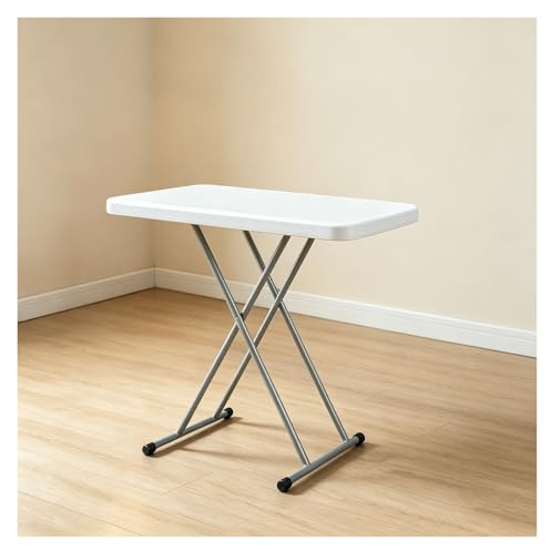 WBBML Temporäre Biertisch Glatte Kanten Küchentisch Campingtisch Wohnzimmer Esszimmer(White)