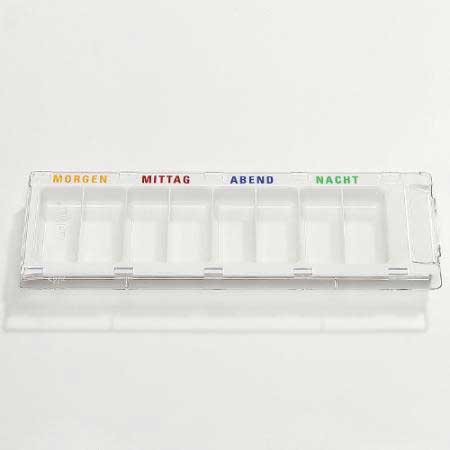 Helmut Schwarz GmbH Melipul Mehrweg-Medikamentenspender 8 Fächer
