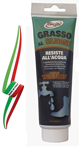 SIGILL Grasso al Silicone LUBRIFICANTE ANTIOSSIDANTE Resistente all'Acqua 125ml