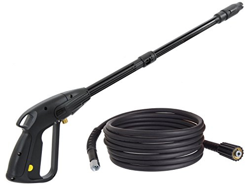 Pistola Hobby con lancia e ugello regolabile, tubo flessibile ad alta pressione da 10 m, per idropulitrice Kärcher