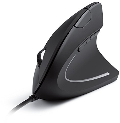 Anker Vertikale Maus Vertical Ergonomic Optical Maus - USB Kabel Kompatibel, Rechtshänder, Komfort & Stamm Elimination am Hand & Gelenk, 1000/1600 DPI, 5 Tasten