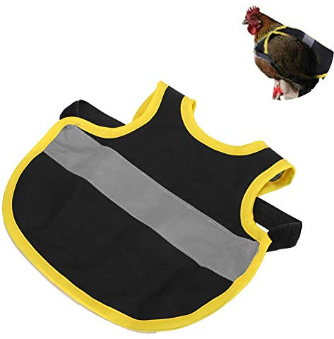 Hühner Geschirr, reflektierende Weste für Hühnchen, Henne Sattel Schürze, Geflügelfeder Schutz Kleidung for Haustiere in Outdoor-Szenarien