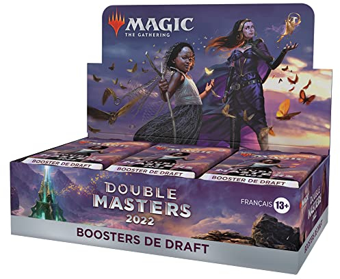 Magic: The Gathering D06551010 Draft Double Masters 2022 Boosterpacks, 24 Booster (Französische Version) D06551010, Mehrfarbig