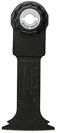 Makita E-08539 StarlockMax® - Utensile oscillante multi-utensile da 5,1 cm, lama bimetallica curva a tuffo