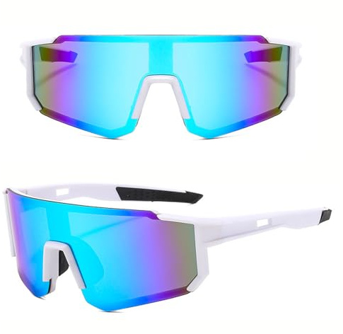 MUSELK Sport Sonnenbrille Herren Damen Fahrradbrille Sunglasses Polarisierte Sonnenbrille für Outdooraktivitäten MTB Rennrad Radfahren Biking Ski mit UV400
