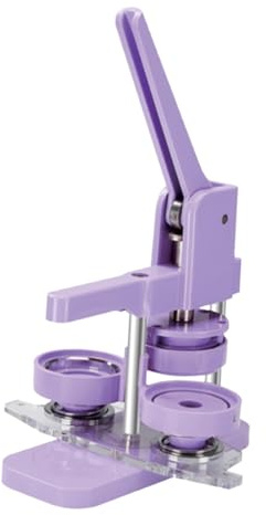 kowaku Buttonmaschine, Buttonmaker-Maschine, rund, zum Anstecken auf dem Tisch, kostenlose Installation, tragbar, manuelle DIY-Pin-Buttonmaker-Pressmaschine, 44mm Gussteil